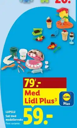 Lidl LUPILU Sæt med modellervoks tilbud