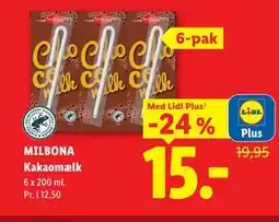 Lidl MILBONA Kakaomælk, App-pris tilbud