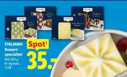 Lidl ITALIAMO Dessertspecialitet tilbud