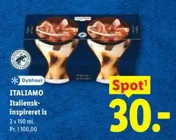 Lidl ITALIAMO Italienskinspireret is tilbud