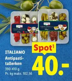 Lidl ITALIAMO Antipastitallerken tilbud