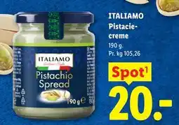 Lidl ITALIAMO Pistaciecreme tilbud
