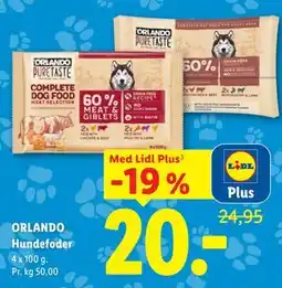 Lidl ORLANDO Hundefoder, App-pris tilbud