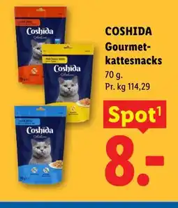 Lidl COSHIDA Gourmetkattesnacks tilbud