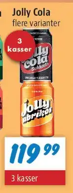 zur Krone Jolly Cola (flere varianter) tilbud
