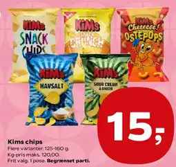 SuperBrugsen Kims chips tilbud