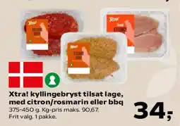 SuperBrugsen Xtra! kyllingebryst tilsat lage tilbud