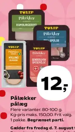 SuperBrugsen Pålæg (pakket) tilbud