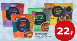 SuperBrugsen Coop Asia cubes eller dumplings (Taste of Asia) tilbud
