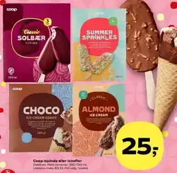 SuperBrugsen Coop Choco Ice Cream Cones & Classic Almond Ice Cream tilbud