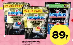 SuperBrugsen Neophos opvasketabs (Value Pack) tilbud