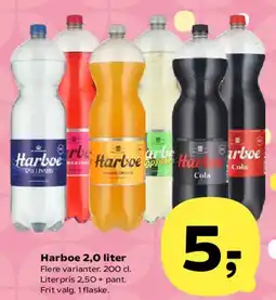Kvickly Harboe 2,0 liter tilbud