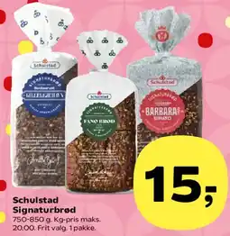 SuperBrugsen Schulstad Signaturbrød tilbud