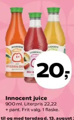 Kvickly Innocent juice tilbud