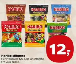 Kvickly Haribo slikpose tilbud
