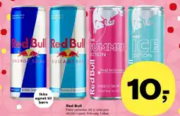 Kvickly Red Bull (flere varianter) tilbud