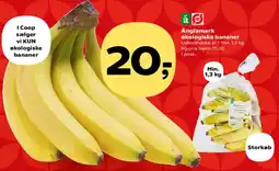 Kvickly Änglamark økologiske bananer tilbud