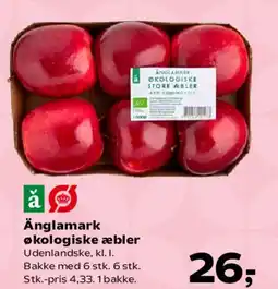 Kvickly Änglamark økologiske æbler tilbud
