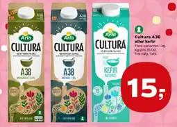 Kvickly Cultura A38 eller kefir tilbud