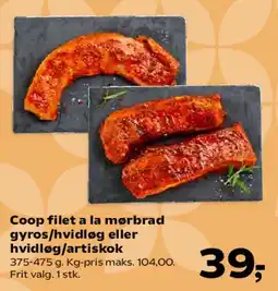 Kvickly Coop filet a la mørbrad tilbud
