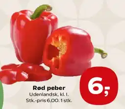 Kvickly Rød peber tilbud