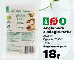Kvickly Änglamark økologisk tofu tilbud