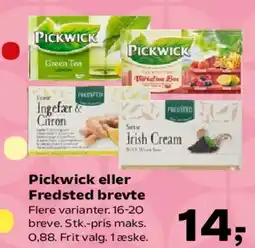 Kvickly Pickwick eller Fredsted breve tilbud