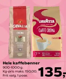 Kvickly Hele kaffebønner tilbud