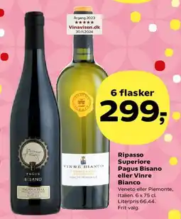 Kvickly Ripasso Superiore / Vinre Bianco tilbud