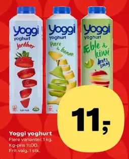 Kvickly Yoggi yoghurt tilbud