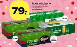 Kvickly Carlsberg eller Tuborg øl tilbud