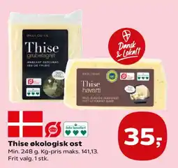 Kvickly Thise økologisk ost tilbud