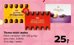 Kvickly Toms mini æske tilbud