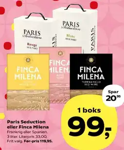 Kvickly Paris Seduction eller Finca Milena tilbud