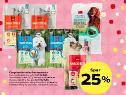 Kvickly Coop hunde- eller kattesnacks tilbud