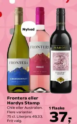Kvickly Frontera eller Hardys Stamp tilbud