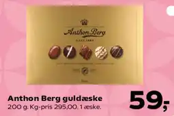 Kvickly Anthon Berg guldaeske tilbud