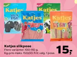 Kvickly Katjes slikpose tilbud