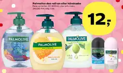 Kvickly Palmolive deo roll-on eller håndsæbe tilbud