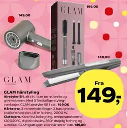 Kvickly GLAM hårstyling tilbud