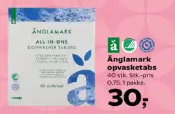 Kvickly Änglamark opvasketabs tilbud