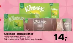 Kvickly Kleenex lommetørklæder tilbud