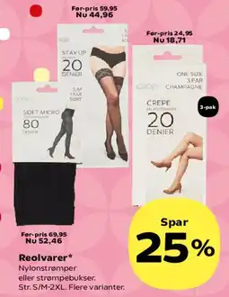 Kvickly Reolvarer - strømper & strømpebukser tilbud