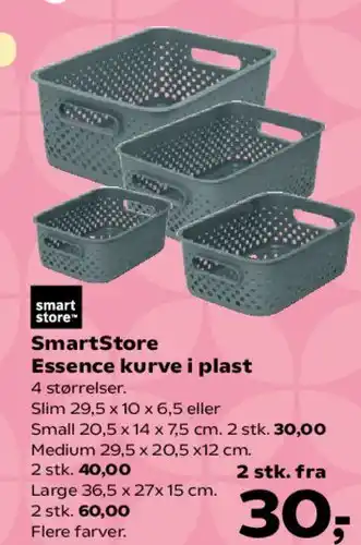 Kvickly SmartStore Essence kurve i plast tilbud
