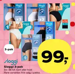 Kvickly Sloggi 3-pak tilbud
