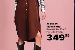 Kvickly Jackpot fløjlskjole tilbud