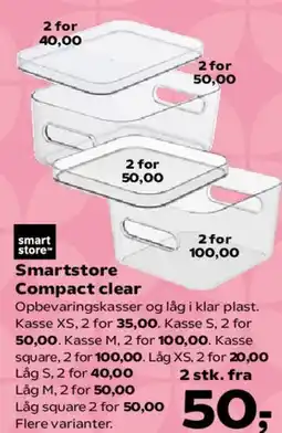 Kvickly SmartStore Compact clear tilbud