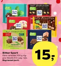 Kvickly Ritter Sport tilbud