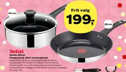 Kvickly Tefal Jamie Oliver stegepande eller sauterpande tilbud