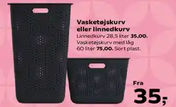 Kvickly Vasketøjskurv eller linnekurv tilbud